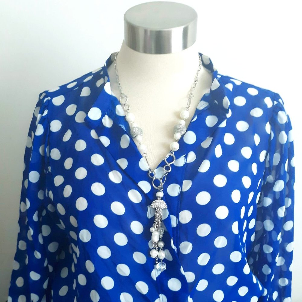 Zenobia Polka Dot Blouse (New)